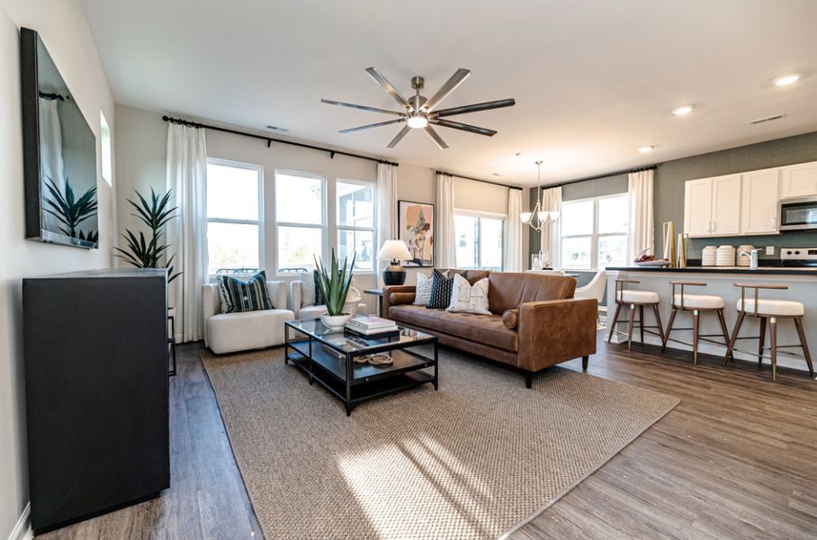 Representative furnished interior of a home built from the Alexander by McKee Homes in Bedford, Raeford (Image 19).