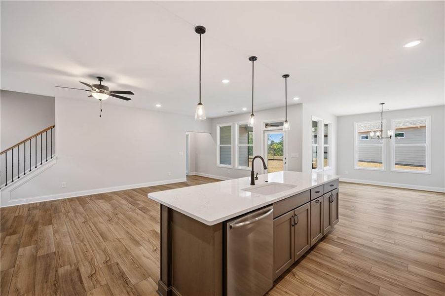 Furnished interior view inside a new home in , Hiram (Image 5).