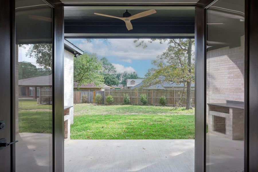 Exterior details and patio area of a home in , Huntsville (Image 29). Exterior details and patio area of a home in , Huntsville (Image 29).
