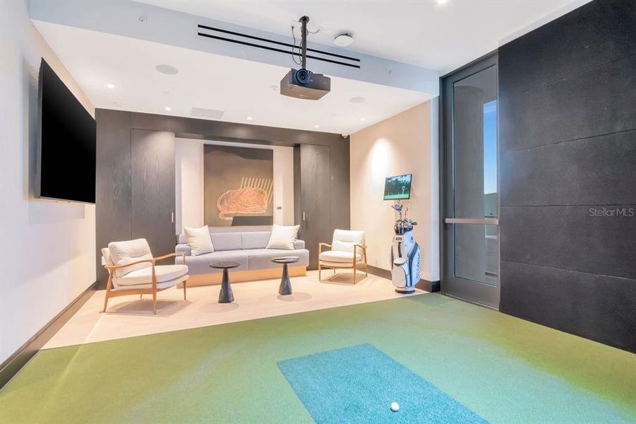 Furnished interior view inside a new home in , Tampa (Image 50).