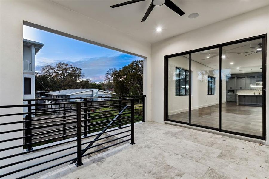 Exterior details and patio area of a home in , Tampa (Image 2).