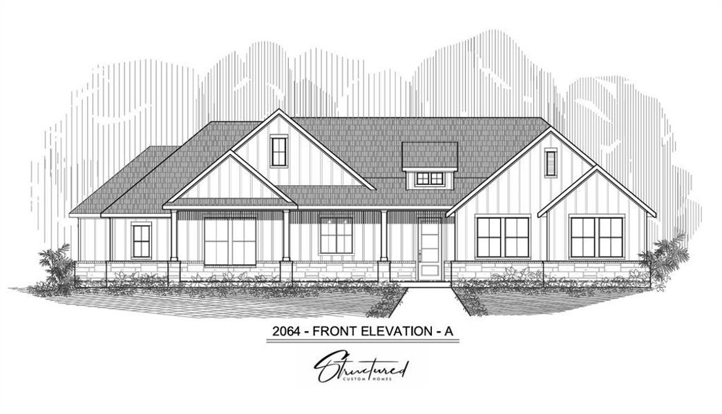 Exterior rendering of this home design in , Decatur, TX (Image 1). Exterior rendering of this home design in , Decatur, TX (Image 1).