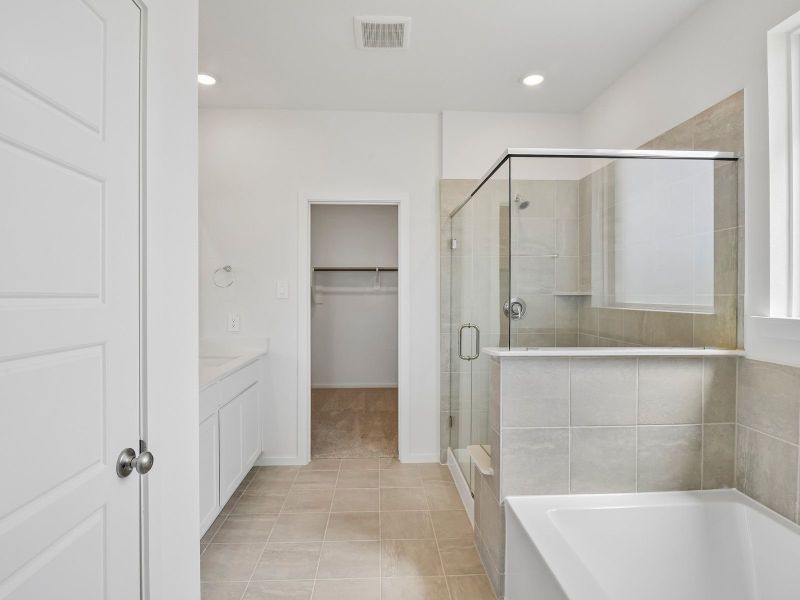 Furnished interior view inside a new home in Heights of Barbers Hill, Baytown (Image 7).