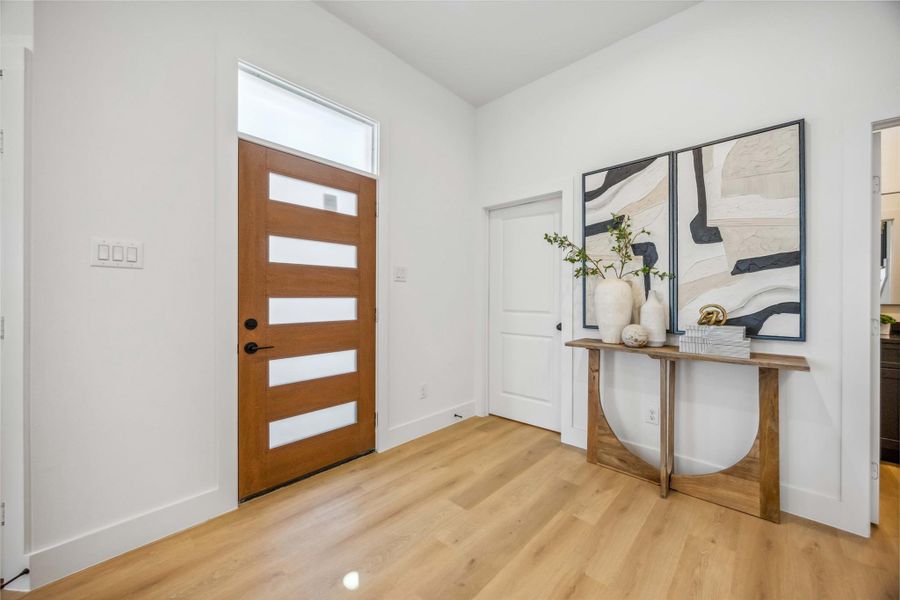 Furnished interior view inside a new home in , Houston (Image 9).