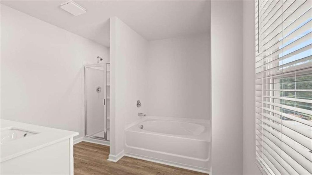 Furnished interior view inside a new home in Poplar Preserve, Newnan (Image 5).