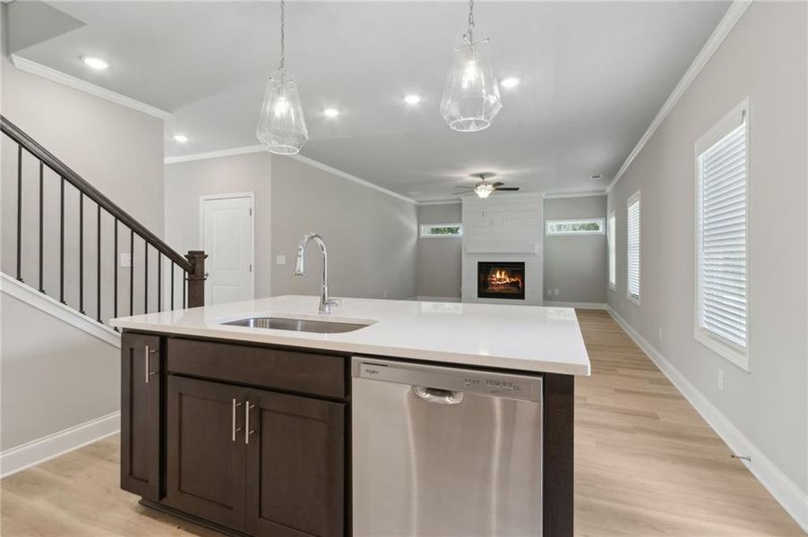 Furnished interior view inside a new home in , Hoschton (Image 17). Furnished interior view inside a new home in , Hoschton (Image 17).