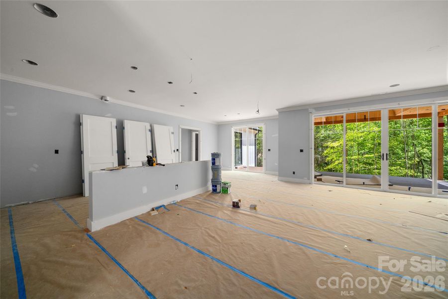 In-progress construction of a new home in , Etowah, NC (Image 18).