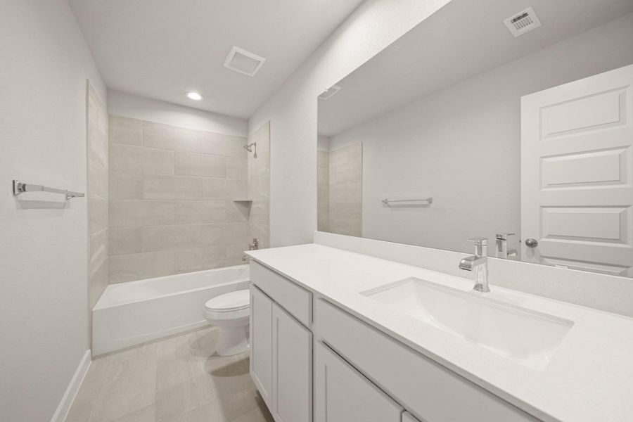 Furnished interior view inside a new home in Cypresswood Landing, Humble (Image 7). Furnished interior view inside a new home in Cypresswood Landing, Humble (Image 7).