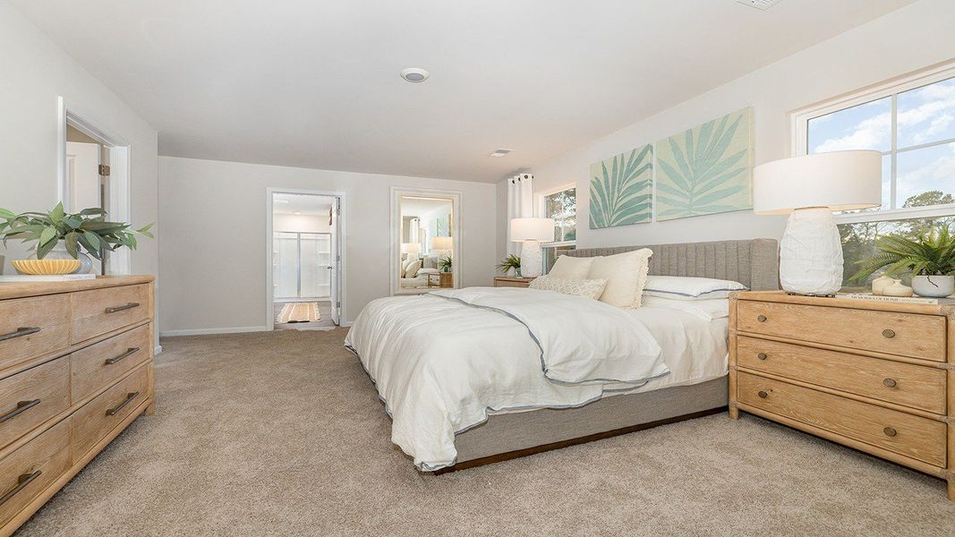 Furnished interior view inside a new home in Harper Meadows, Loris (Image 13).