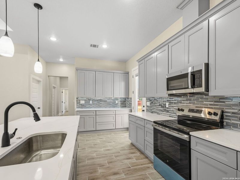 Furnished interior view inside a new home in , Lytle (Image 10).