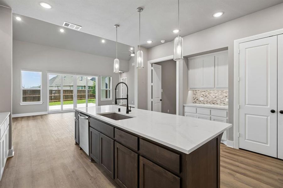 Furnished interior view inside a new home in , Fort Worth (Image 10).