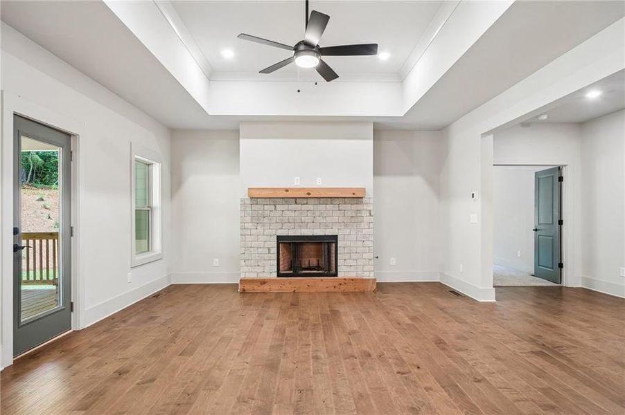Spacious, unfurnished interior of a new home in Steeplechase, Hoschton (Image 45).