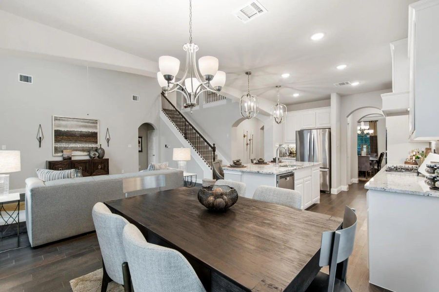 Representative furnished interior of a home built from the Concept 3135 by Landsea Homes in Belle Meadows, Cleburne (Image 4). Representative furnished interior of a home built from the Concept 3135 by Landsea Homes in Belle Meadows, Cleburne (Image 4).