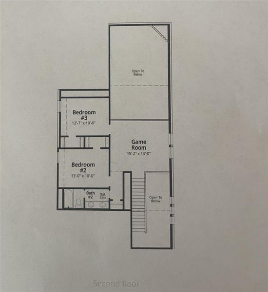 Upstairs Floor Plan