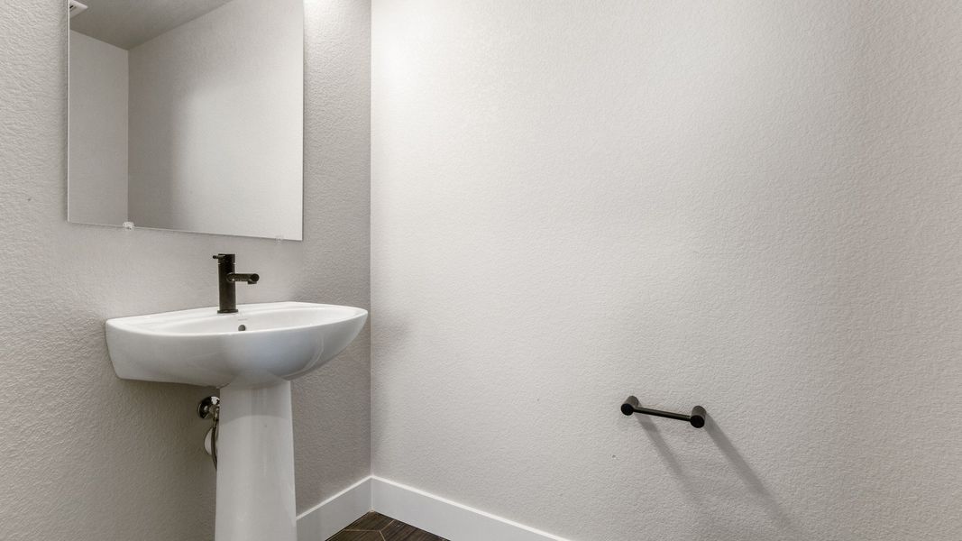 Furnished interior view inside a new home in Dillon Pointe - Skyview, Broomfield (Image 12).