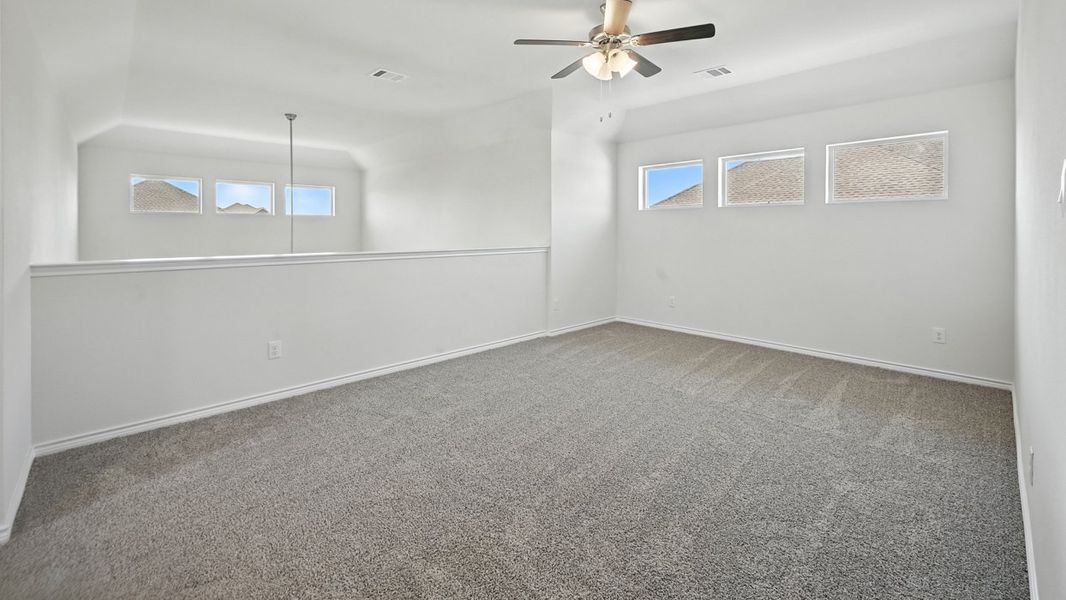 Spacious, unfurnished interior of a new home in Fireside by the Lake, Garland (Image 20).