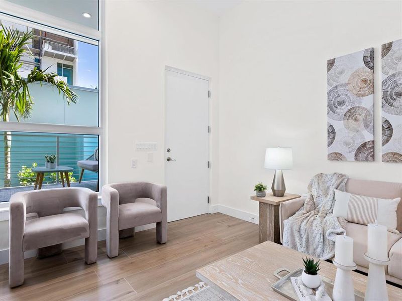 Furnished interior view inside a new home in , Sarasota (Image 17).