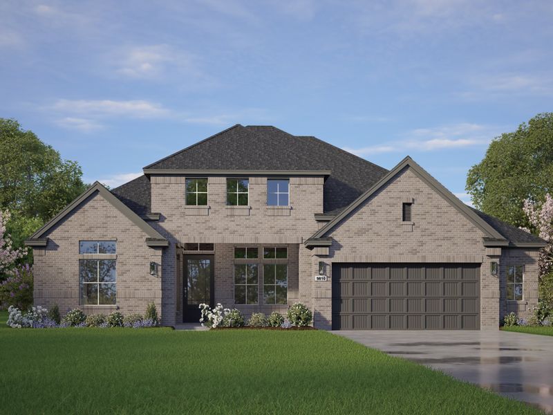 Representative exterior photo of a completed home built from the Amber 60s&65s Lot by Chesmar Homes in Riceland, Mont Belvieu, TX (Image 1). Representative exterior photo of a completed home built from the Amber 60s&65s Lot by Chesmar Homes in Riceland, Mont Belvieu, TX (Image 1).