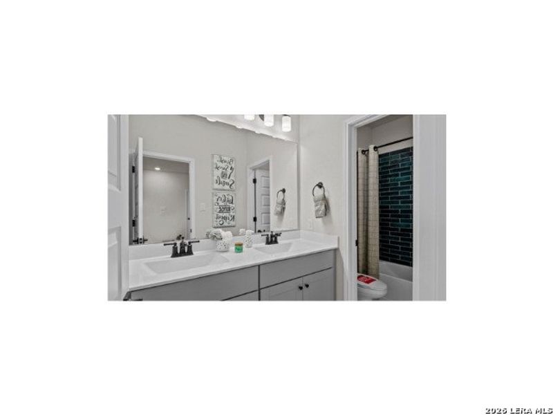 Furnished interior view inside a new home in Morgan Meadows, San Antonio (Image 3).