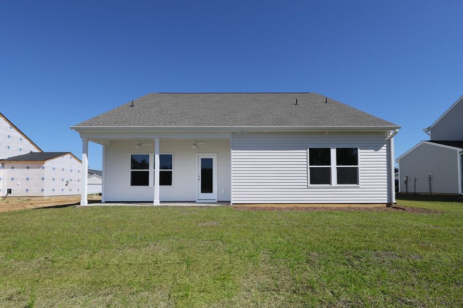 Exterior details and patio area of a home in Allston Park, Calabash (Image 20). Exterior details and patio area of a home in Allston Park, Calabash (Image 20).