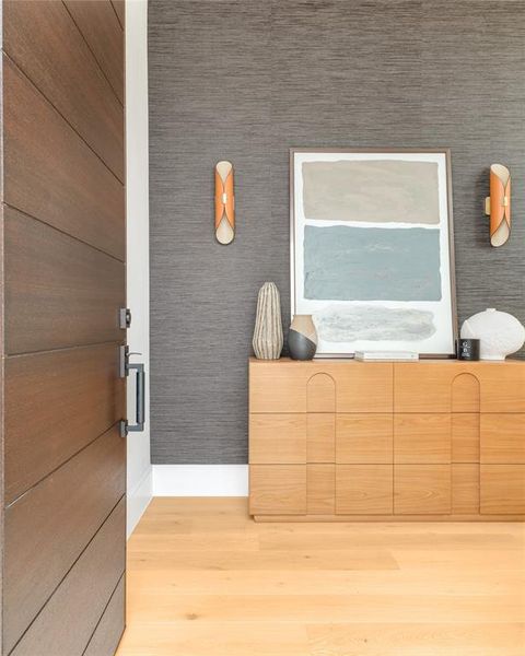 Close-up of interior finishes inside a home in , Dallas (Image 19).
