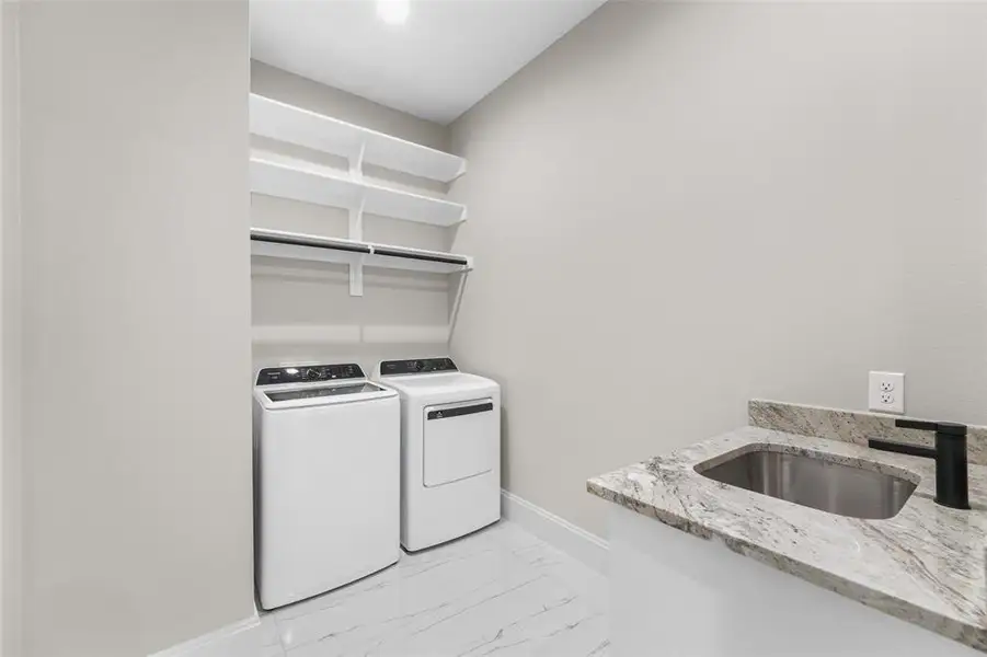 Furnished interior view inside a new home in , Dallas (Image 11). Furnished interior view inside a new home in , Dallas (Image 11).