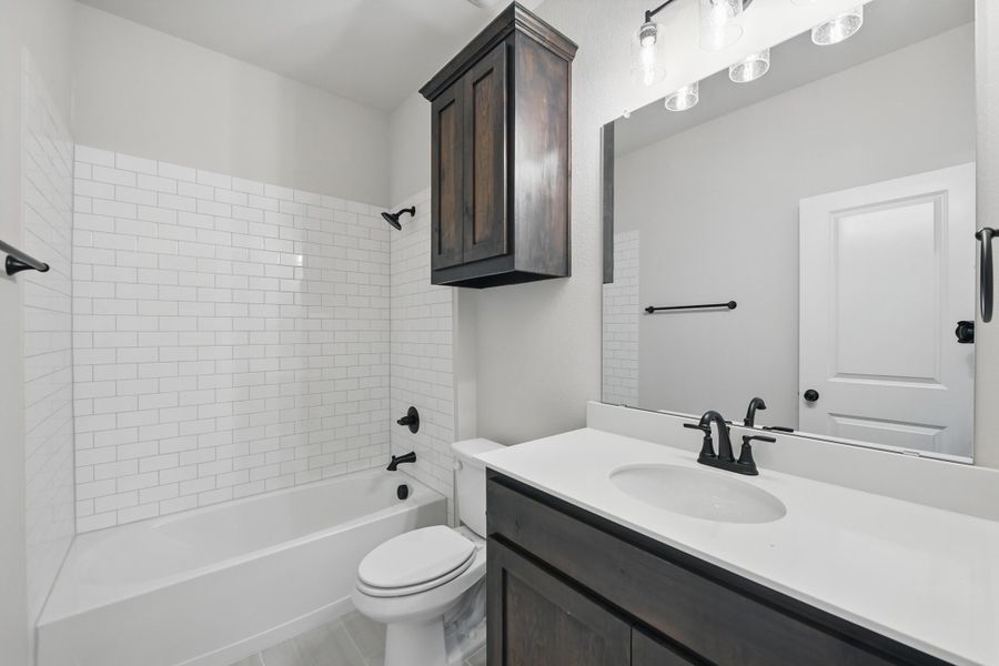 Representative furnished interior of a home built from the McKinley II by Cheldan Homes in Terra Vista Estates, Springtown (Image 7).