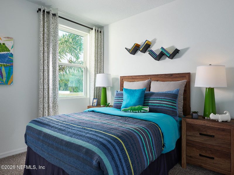 Furnished interior view inside a new home in Cypress Meadows - Classic Series, Jacksonville (Image 8).