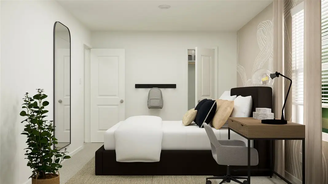 Furnished interior view inside a new home in Bertram Oaks: Majors Collection, Bertram (Image 16).