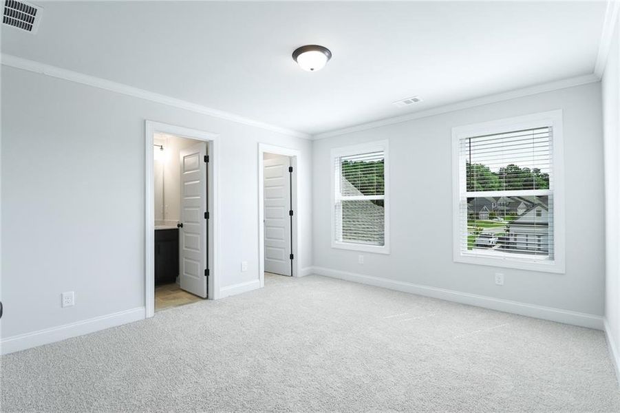 Spacious, unfurnished interior of a new home in Calgary Downs, Winder (Image 12).