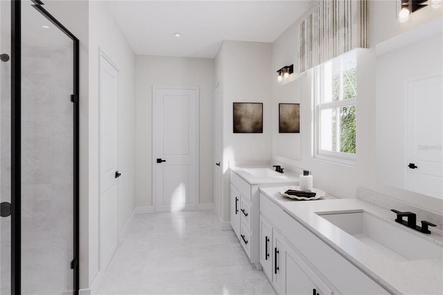 Furnished interior view inside a new home in Lake Mattie Preserve Estates, Auburndale (Image 10).