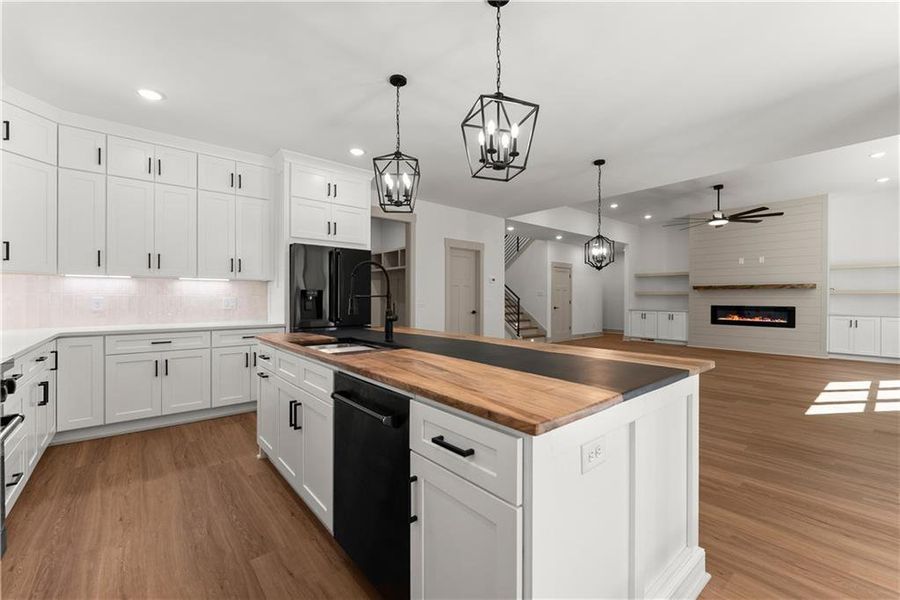 Furnished interior view inside a new home in , Baldwin (Image 10).