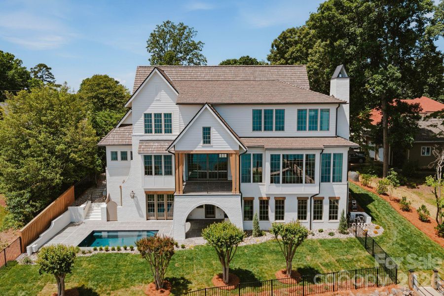Front exterior of a new home in , Denver, NC, highlighting curb appeal (Image 26).
