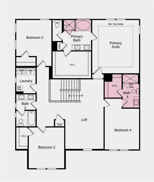 2D floor plan layout of this home in Bennett Farm, Loganville, GA (Image 3). 2D floor plan layout of this home in Bennett Farm, Loganville, GA (Image 3).
