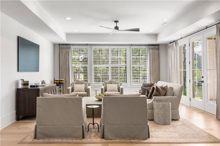 Furnished interior view inside a new home in , Alpharetta (Image 57).