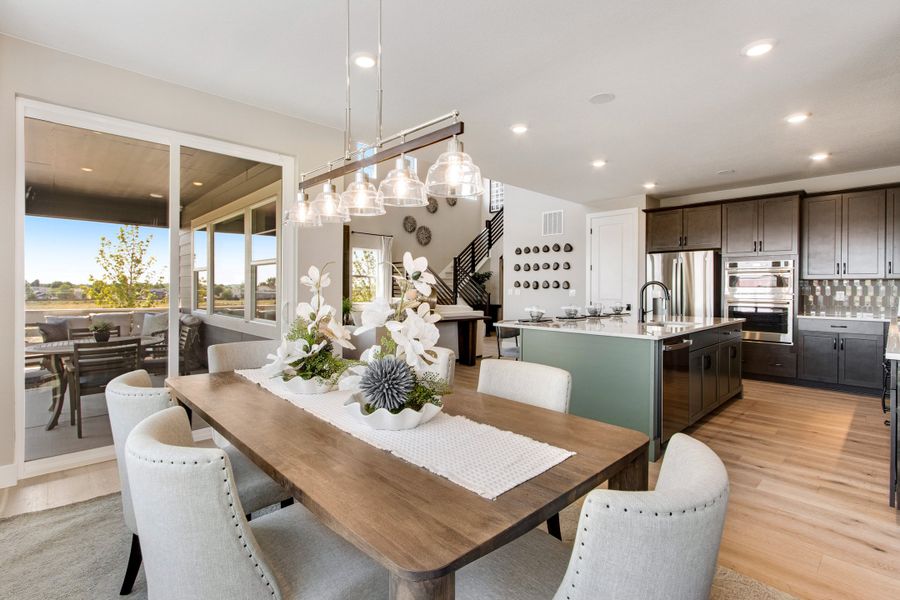 Representative furnished interior of a home built from the The Torin by Tri Pointe Homes in Cordovan, Firestone (Image 16). Representative furnished interior of a home built from the The Torin by Tri Pointe Homes in Cordovan, Firestone (Image 16).