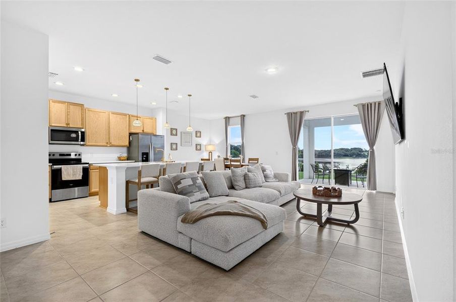 Furnished interior view inside a new home in , Groveland (Image 6).