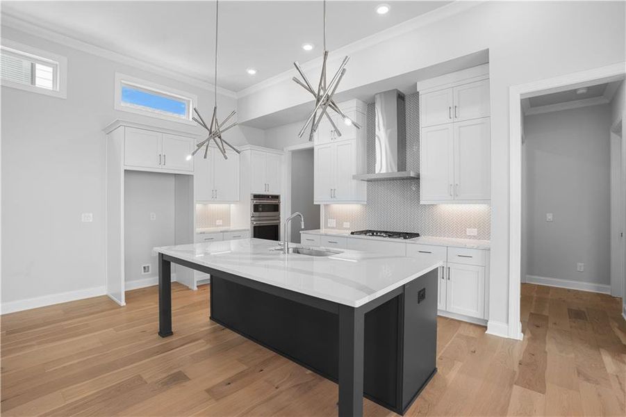 Furnished interior view inside a new home in Promenade at Sawnee Village, Cumming (Image 10). Furnished interior view inside a new home in Promenade at Sawnee Village, Cumming (Image 10).