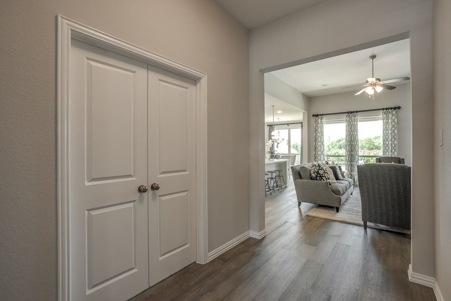 Furnished interior view inside a new home in Wildridge, Oak Point (Image 9).