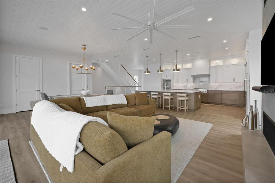 Furnished interior view inside a new home in , Flagler Beach (Image 72).