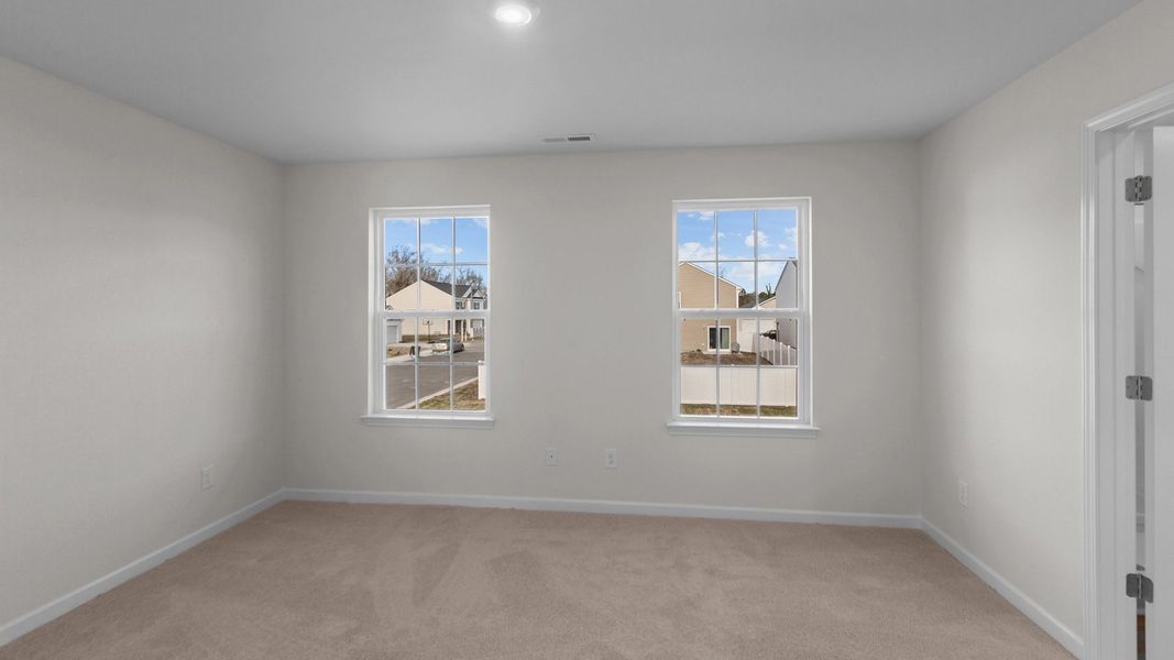 Representative unfurnished interior of a home built from the OLIVER by D.R. Horton in River's Edge, Mayodan (Image 18).