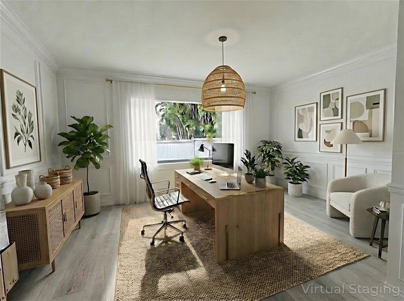 Furnished interior view inside a new home in City of Tampa, Tampa (Image 8).