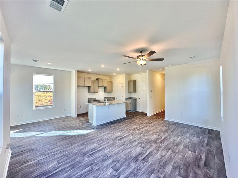 Spacious, unfurnished interior of a new home in Champions Village at Cherry Hill, Pendleton (Image 15).