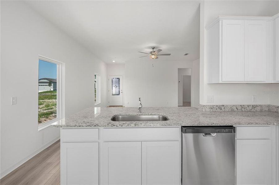Furnished interior view inside a new home in Gum Lake Preserve, Lake Alfred (Image 8).