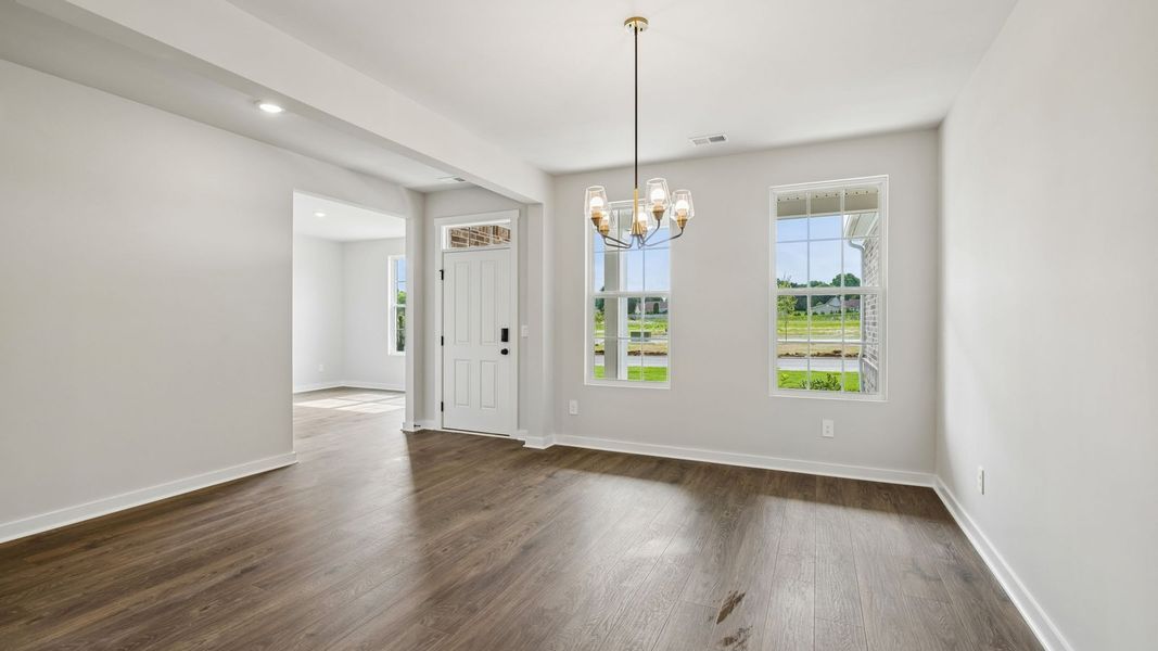 Representative unfurnished interior of a home built from the Holden by D.R. Horton in Harvest Point, Spring Hill (Image 43).