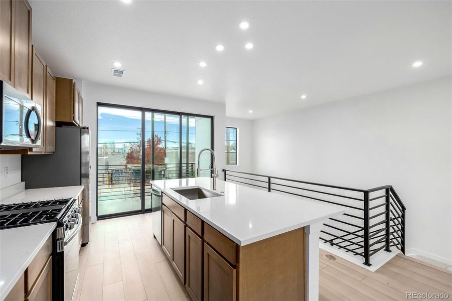 Furnished interior view inside a new home in The Hub at Virginia Village, Denver (Image 8).