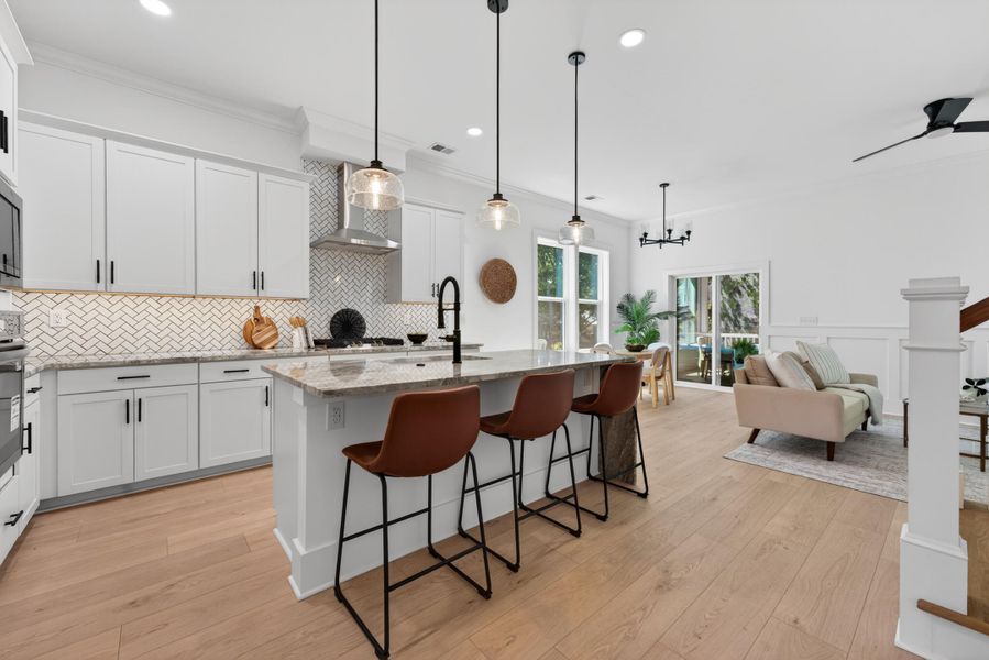 Furnished interior view inside a new home in , North Charleston (Image 9).