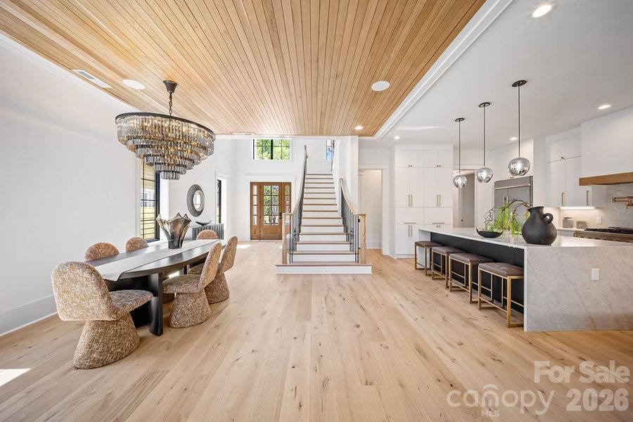 Furnished interior view inside a new home in , Charlotte (Image 37).