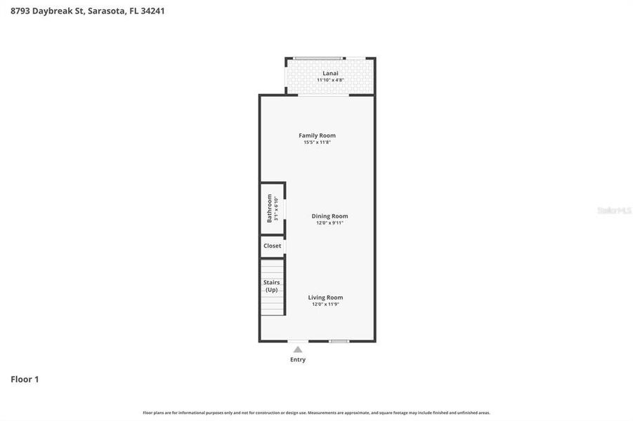 2D floor plan layout of this home in , Sarasota, FL (Image 5). 2D floor plan layout of this home in , Sarasota, FL (Image 5).