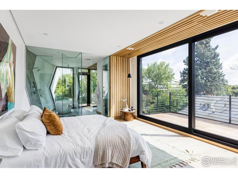 Exterior details and patio area of a home in , Boulder (Image 25).